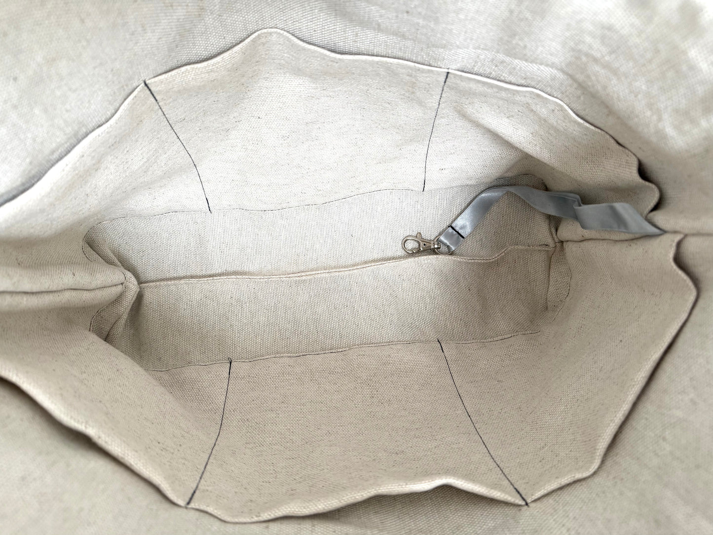 Shopper Kunstleder Straußenoptik