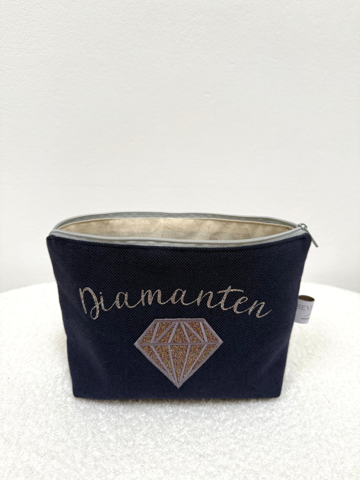 Tasche Schmuck Dunkelblau