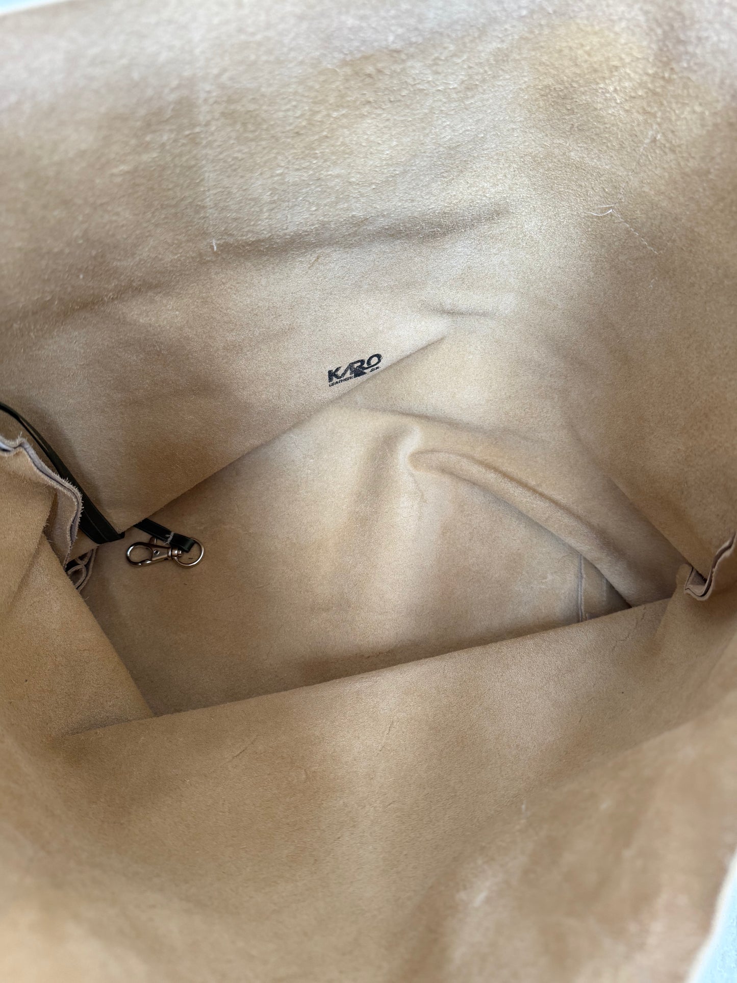 Shopper Echtleder Taupe