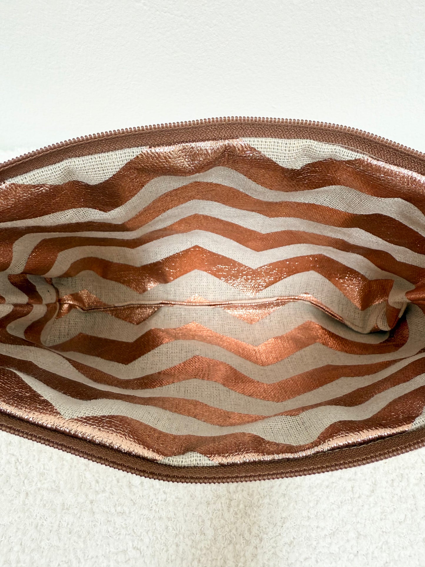 Echtleder Tasche Kupfer