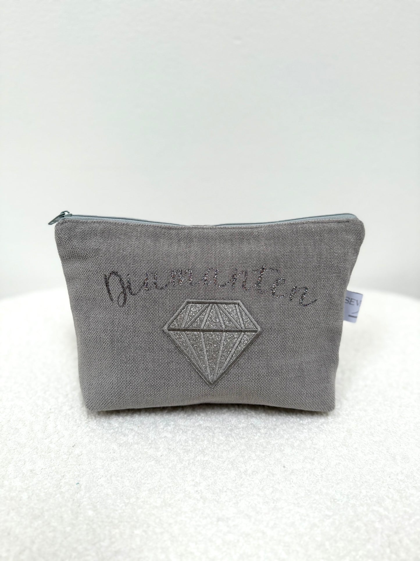 Tasche Schmuck Grau